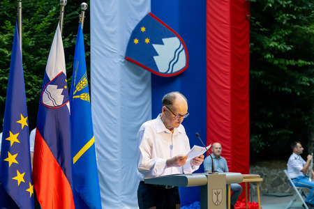 Osrednja občinska proslava ob dnevu državnosti; foto Rok Majhenič
